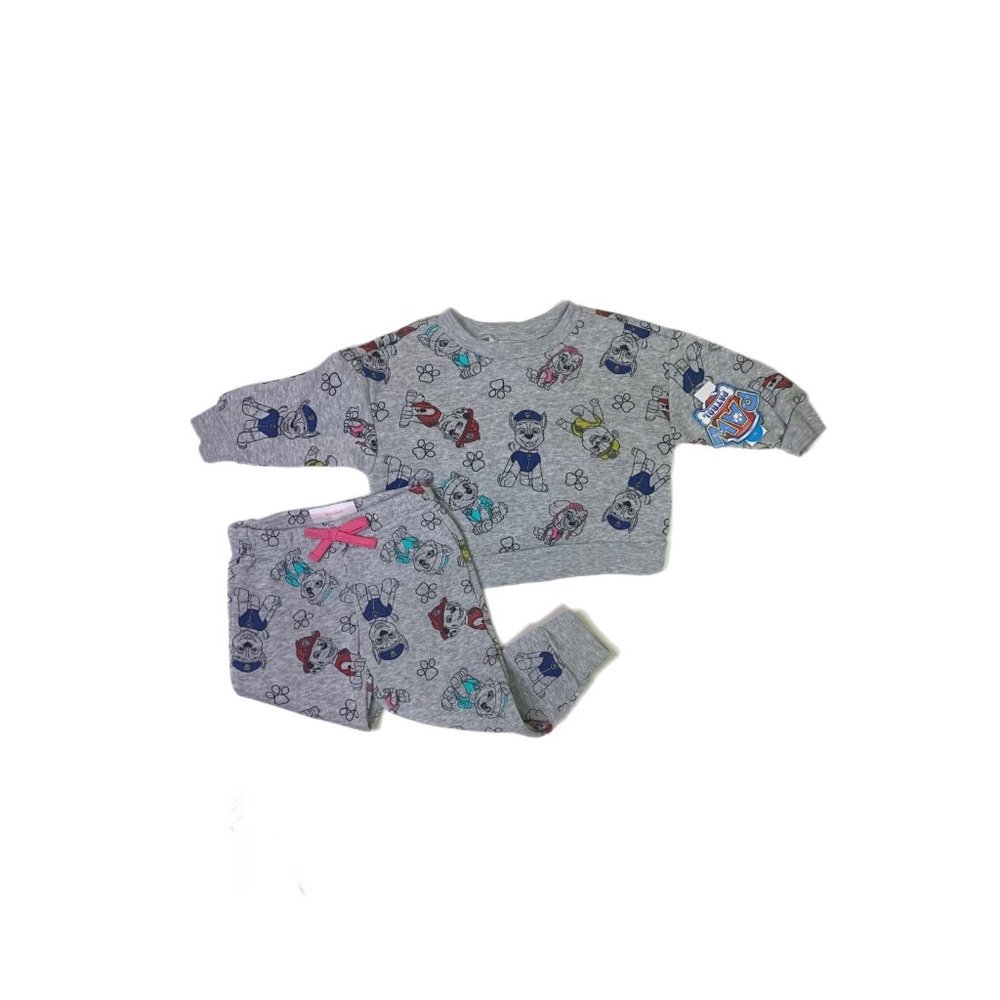 NWT Paw Patrol Grey Sweatshirt Sweatpants Set 18M